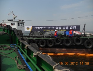 2012년도 인천해경 민.관 합동 방제훈련