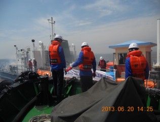2013 인천해경 해양오염 사고 대응 민관합동 방제 훈련