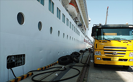 크루즈 슬러지 수거처리